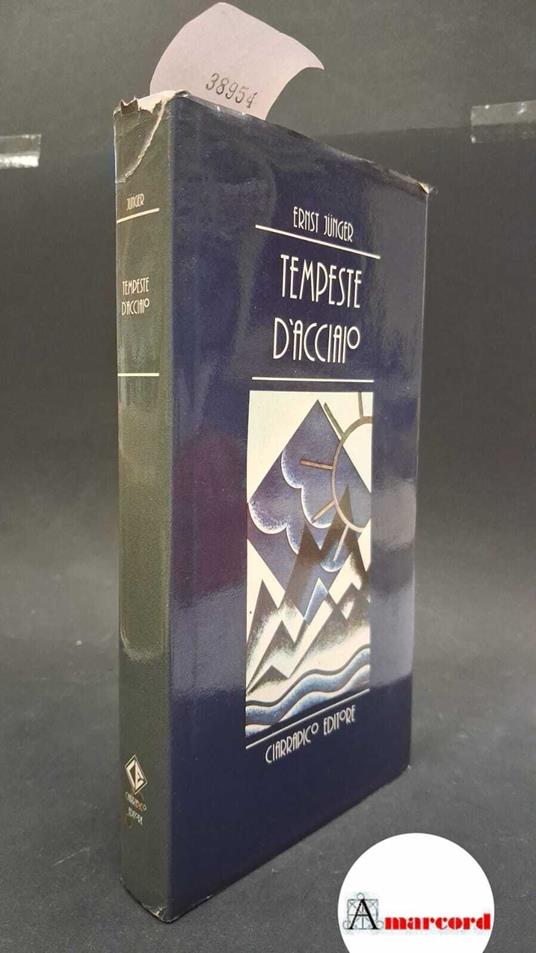 tempeste d'acciaio - Ernst Jünger - copertina