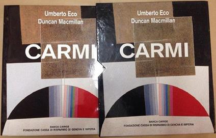 Carmi. Umberto Eco, Mac Millian - copertina