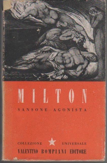 Sansone agonista. John Milton - John Milton - copertina