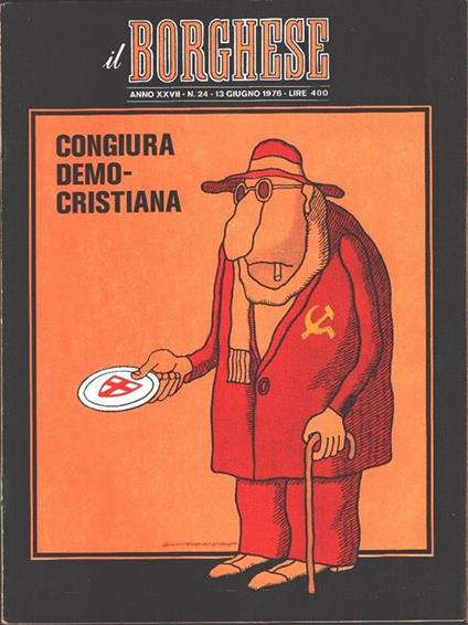 Il Borghese. n. 24. 13 giugno 1976. Anno XXVII - copertina