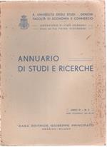 Annuario di Studi e Ricerche. Anno 3. 1938. AA.VV