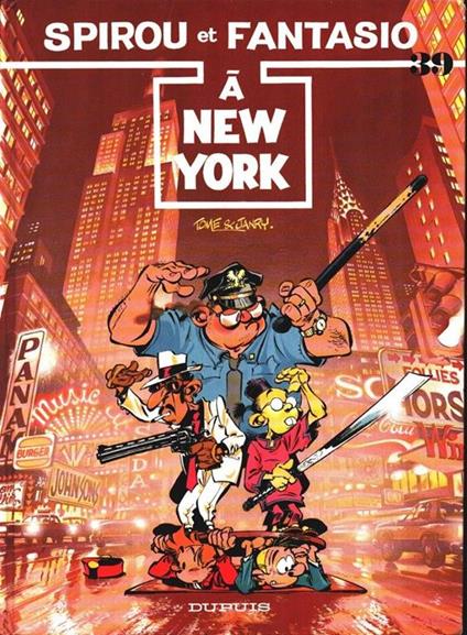 Spirou et Fantasio a New York. Tome e Janry - copertina