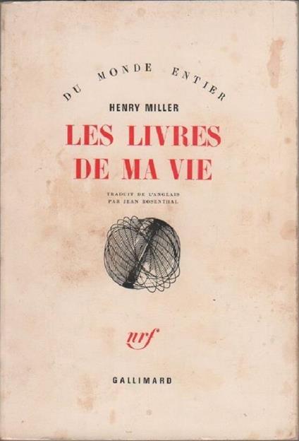 Les livres de ma vie - Henry Miller - copertina
