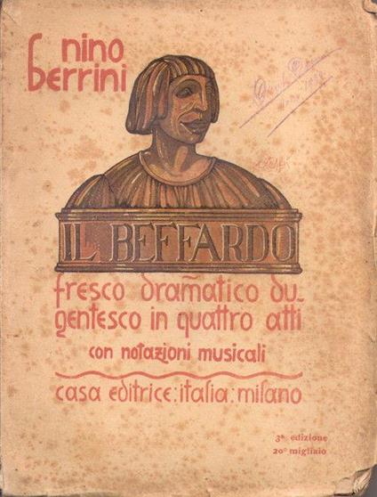 Il beffardo. Nino Berrini - Nino Berrini - copertina