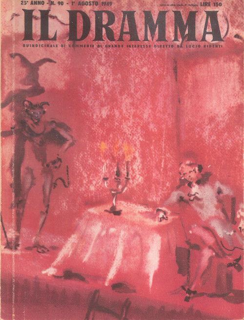 Il Dramma n°90 Anno 25 - 1 agosto 1949 - copertina