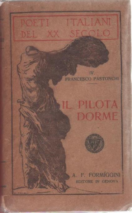 Il pilota dorme - Francesco Pastonchi - copertina