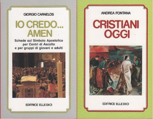 Cristiani oggi.- Io Credo Amen - 2 volumi - copertina