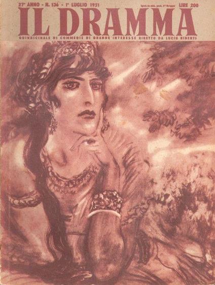 Il Dramma n°136 Anno 27 - 1 luglio 1951 - copertina