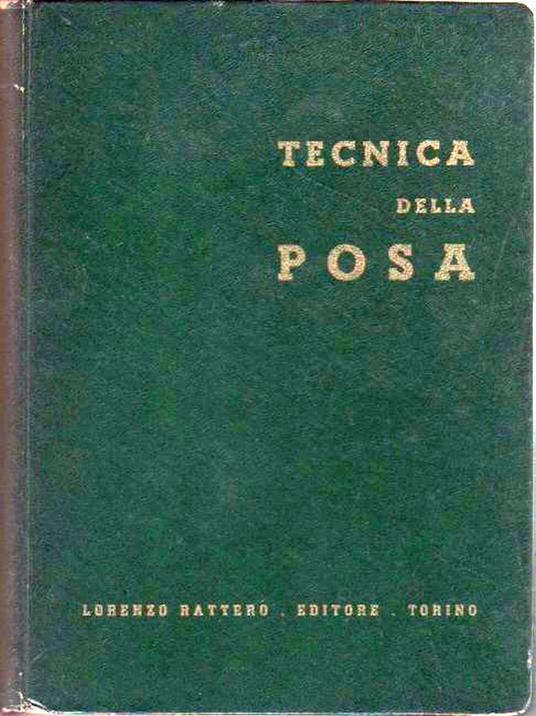 Tecnica della posa - coordinato da Rudolf Hans Hammer - copertina