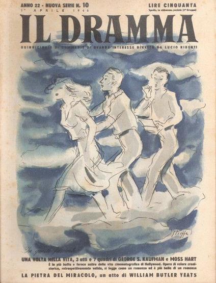 Il Dramma Nuova Serie N°10 Anno 22 - 1 Aprile 1946 - copertina