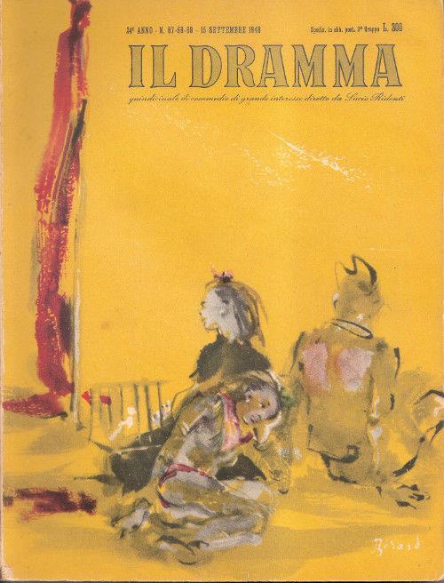 Il Dramma n°67/68/69 Anno 24 - settembre 1948 Tre volumi - copertina