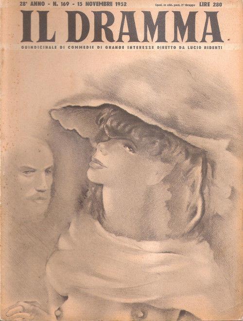 Il Dramma N° 169 - 15 Novembre 1952 - copertina