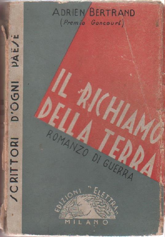 Il richiamo della terra - Adrien Bertrand - copertina