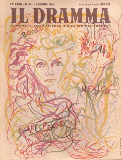 Il Dramma N° 63 Anno 24 - 15 Giugno 1948 - copertina