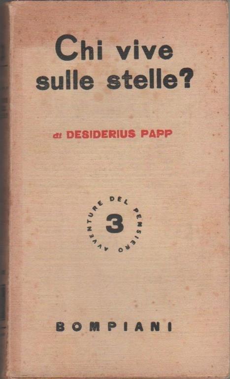 Chi vive sulle stelle?. Desiderius Papp - Desiderius Papp - copertina
