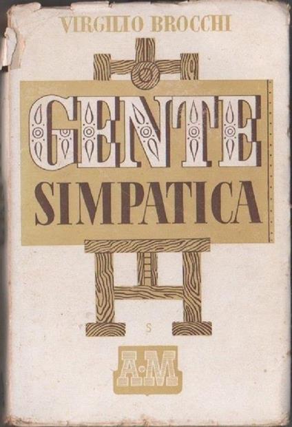 Gente simpatica. Brocchi Virgilio - Virgilio Brocchi - copertina