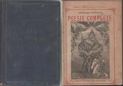 Poesie complete (III vol.). Fusinato Arnaldo - Arnaldo Fusinato - copertina
