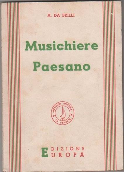 Musichiere paesano - Angelo Da Brilli - copertina