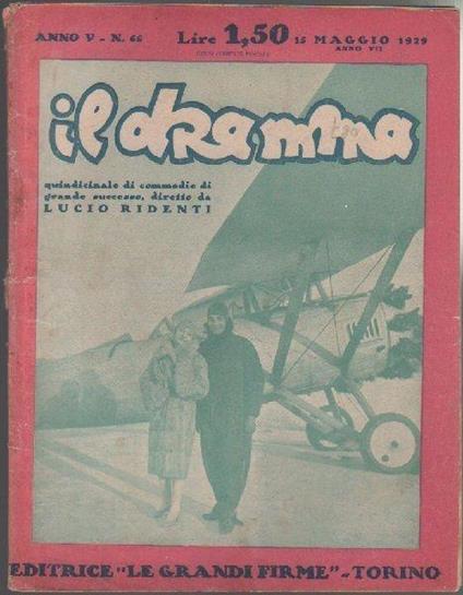 Il Dramma N°66 - 15 Maggio 1929 - copertina