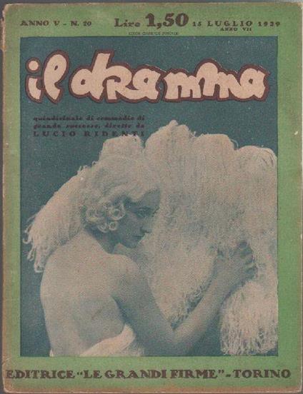 Il Dramma n°70 - 15 luglio1929 - copertina