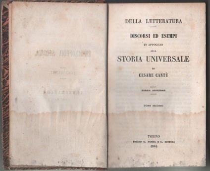 Enciclopedia storica. epoca V, parte I (V vol.). Cesare Cantù - Cesare Cantù - copertina