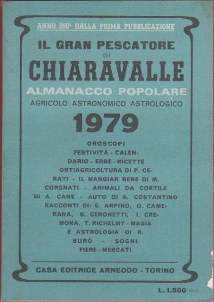 Il Gran Pescatore di Chiaravalle 1979 - copertina