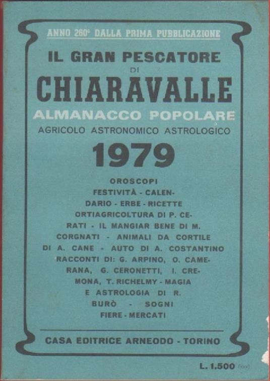 Il Gran Pescatore di Chiaravalle 1979 - copertina