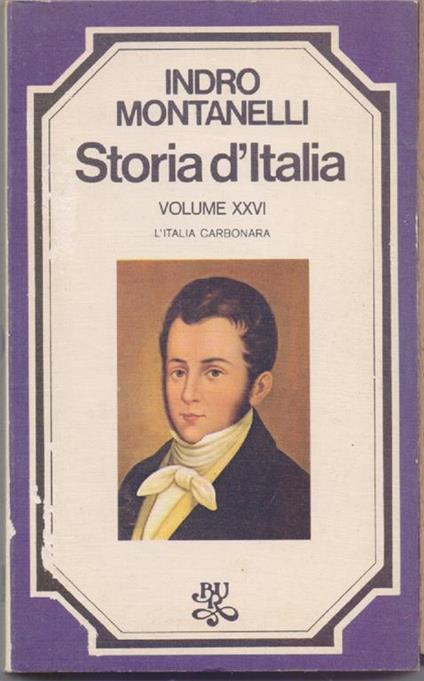 Storia d'Italia - Indro Montanelli - copertina