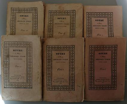 Opere di Mons. Adeodato Turchi vescovo di Parma. Tomi I - Adeodato Turchi - copertina