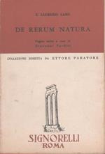 De Rerum Natura - T. Lucrezio Caro