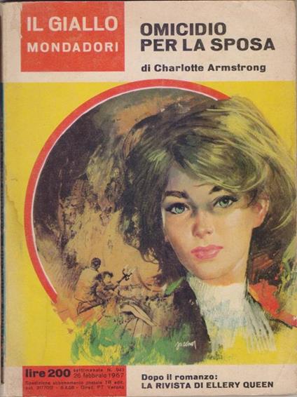 Omicidio per la sposa - Charlotte Armstrong - Charlotte Armstrong - copertina