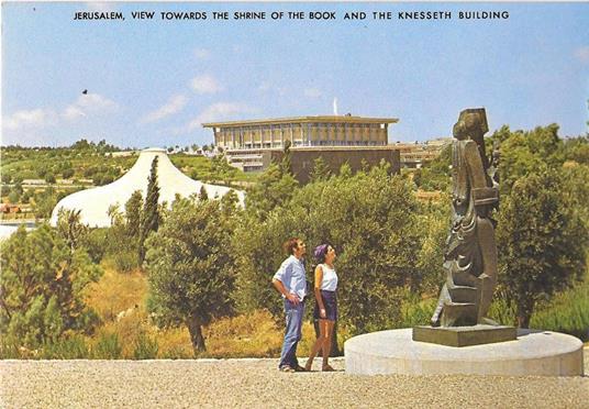 Gerusalemme. Il santuario del Libro e la Knesseth. Non viaggiata. Animata - copertina