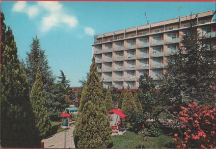 Montegrotto Terme (PD). Hotel Terme Sollievo. Esterno. Non viaggiata - copertina