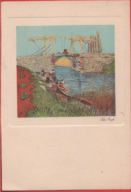 Il ponte di Langlois (V. Van Gogh). Non viaggiata - copertina