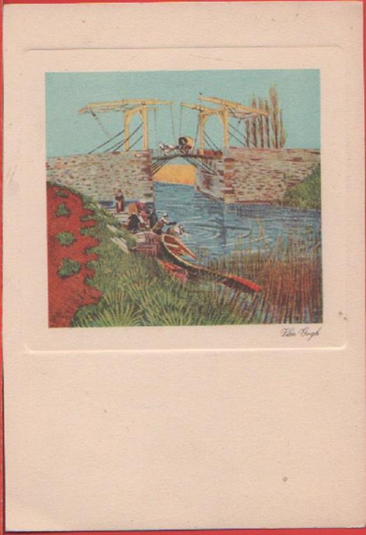 Il ponte di Langlois (V. Van Gogh). Non viaggiata - copertina