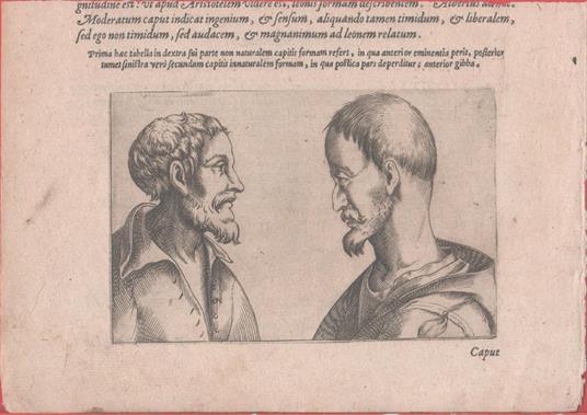 Prima aec tabella in dextra fui parte non naturalem... stampa antica - copertina