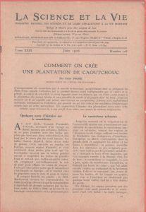 Comment on crée une plantation de caotchouc. Stampa 1926 - copertina