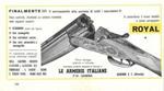 Sovrapposto Royal. F.lli Gamba, Gardone V.T. Pubblicita 1959