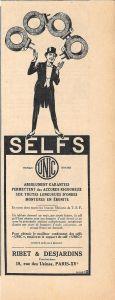 Self marque Unic. Cons.ts Ribet & Desjardins. Pubblicita 1926 - copertina
