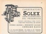 Carburatore Solex. Advertising 1947