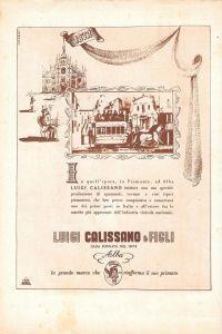 Vini Luigi Calissano & Figli. Advertising 1947 - copertina