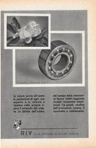 Riv Spa. Officine Di Vullar Perosa. Advertising 1947 - copertina