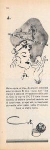Coty. L'età della pella dipende dalla cipria. Advertising 1947 - copertina