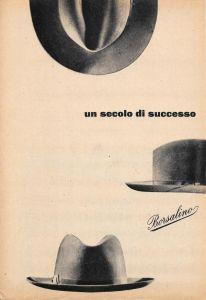 Borsalino un secolo di successo. Advertising 1946 - copertina