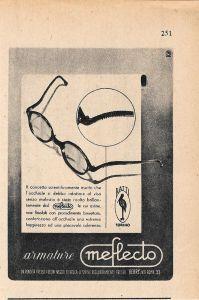 Armature Meflecto. Advertising 1946 - copertina