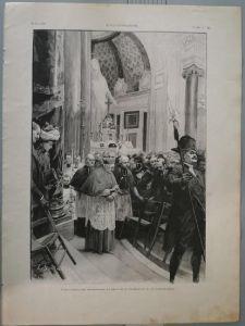 Consacration par l'archeveque de Paris de la Chapelle de rue Jaean-Goujon. Stampa 1900 - copertina
