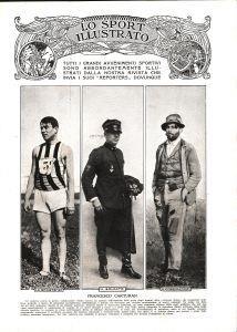 Francesco Carturan/Lo sport fra i mitraglieri FIAT di Porretta. Stampa 1919 - copertina