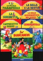 La Bella e la Bestia-La bella addormentata nel bosco-La piccola fiammiferaia-Cenerentola-La Sirenetta-Cappuccetto Rosso - Biancaneve