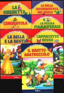 La Bella e la Bestia-La bella addormentata nel bosco-La piccola fiammiferaia-Cenerentola-La Sirenetta-Cappuccetto Rosso - Il brutto anatroccolo - copertina