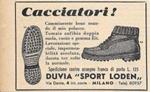 Duvia Sport Loden Milano. Polacco anfibio. Advertising 1937